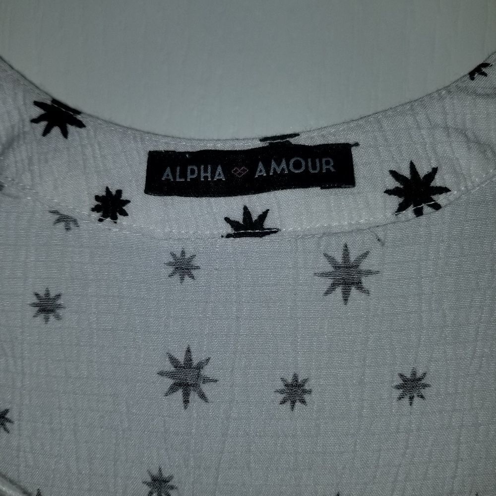 CAMISOLE TOP WHITE/BLACK TOP - Picture 11 of 15